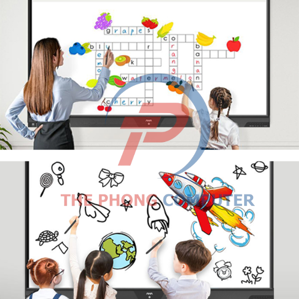 Màn hình tương tác thông minh ứng dụng cho giáo dục, giảng dạy